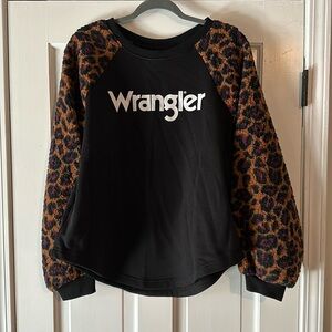 Wrangler Cheetah Pullover Sweater